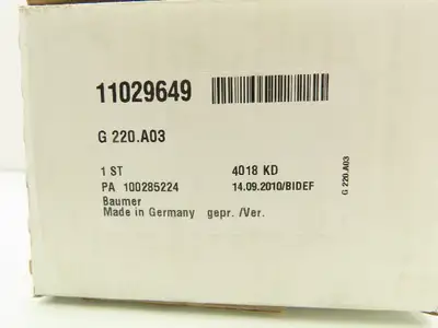 Baumer G220A03 Rotary Counter Timer 6 Counts Per Rotation 25 Pin Type