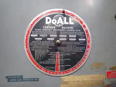USED DOALL 20121A