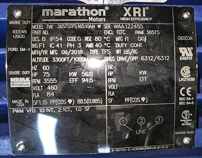 USED 2018 MARATHON TVK 365TSTFS16510AN