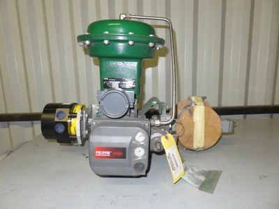 Fisher 3"-150 Butterfly Valve with actuator and positioner Unused