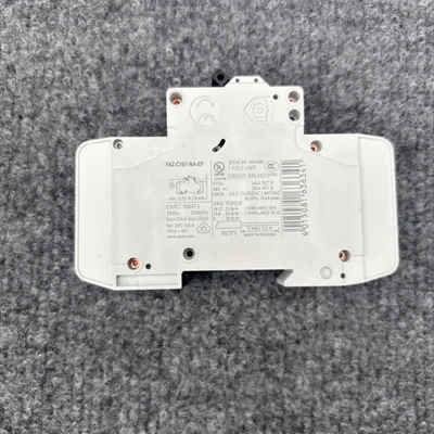 Used Eaton ["FAZC151NASP", "FAZ-C15/1-NA-SP"] Circuit Breakers California US | Davliegogo LLC #1706689
