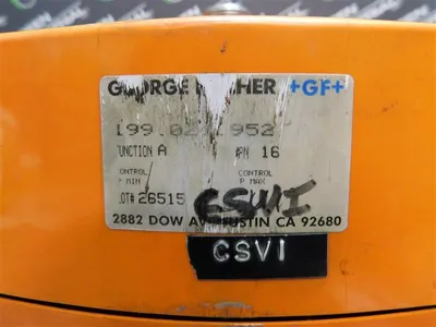 2" George Fischer 199.021.952 PVC Pneumatic Diaphragm Valve Used
