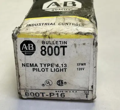 New | in-Stock ALLEN-BRADLEY 800T-P16 Miscellaneous Equipment (Electrical & Power) Ohio US | Surplus Asset Holdings #1239513