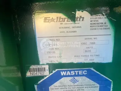 USED 2009 GALBREATH APC-326 PRE-CRUSHER