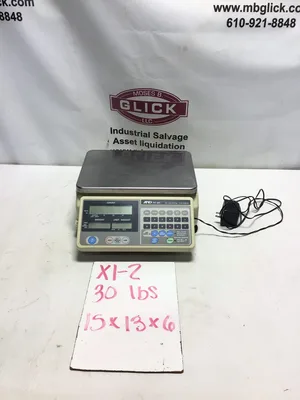 Fairbanks AND HC-6Ki Counting Scale Cap 6kg x 0.001kg – 15lb x 0.002lb 7.5V 0.5A