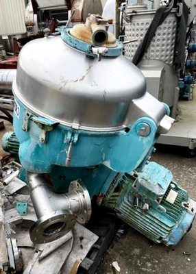 (3) Alfa-Laval TX 310S-34H-50 nozzle centrifuges, 316SS.
