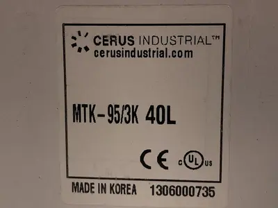 New | in-Stock CERUS MTK-95/3K 40L Miscellaneous Equipment (Electrical & Power) | Surplus Asset Holdings #1198343