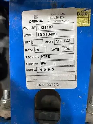 USED 2021 ORBINOX 10-2134MI