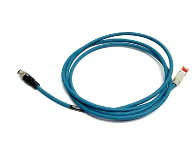 Used KEYENCE Ethernet Cable M12 4-Pin to RJ45, NFPA79-Compatible Straight 2m Cable & Wire Michigan US | Maverick Industrial Sales #1397883