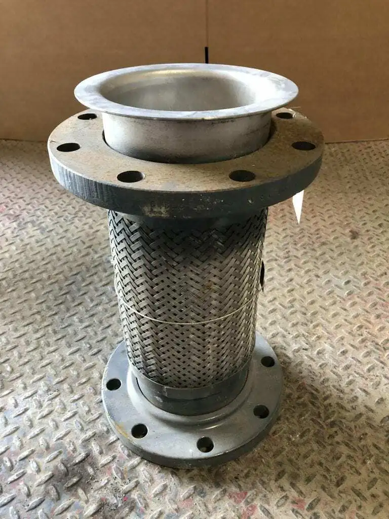 6″ X 18″ Flanged Braided Stainless Steel Flexible Hose / Expansion Joint
