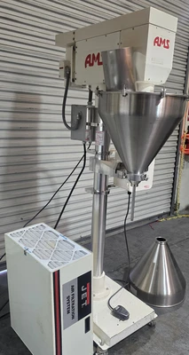 Semi Automatic Auger Powder Filler Model A100 for Salt & Chocolate Powder