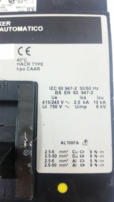 USED SQUARE D FHL36060