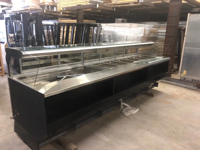 17-0080 Barker SB312R Remote 12' Hot/Cold Salad Buffet Bar