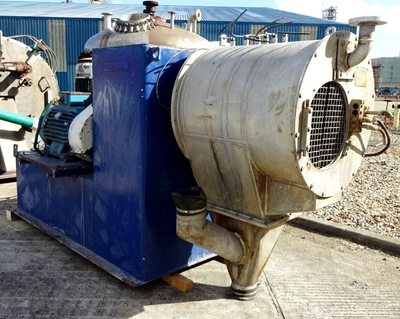 (2) Escher-Wyss P-500/2 XP pusher centrifuges, 316SS.
