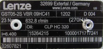 NEW LENZE MCS09H41LRS0B0-Z0D0-ST5S00N-R2SU SERVO MOTOR GST052SVBR09HC41