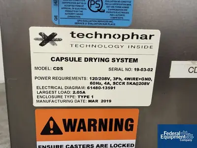 New | in-Stock Technophar Technophar Softgel Encapsulation Line Capsule Fillers Ohio US | Federal Equipment Company #1338431