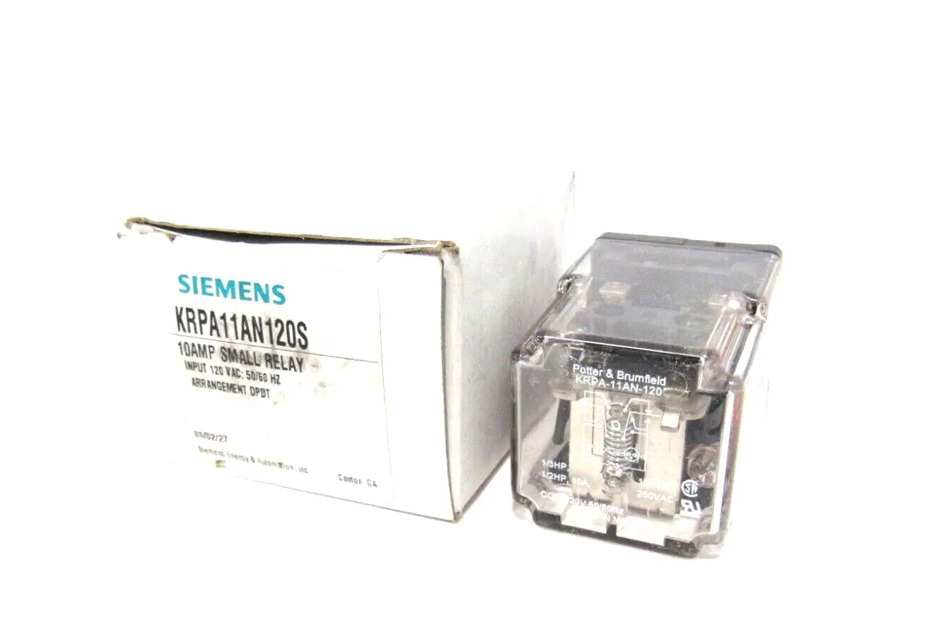 NEW SIEMENS KRPA11AN120S RELAY