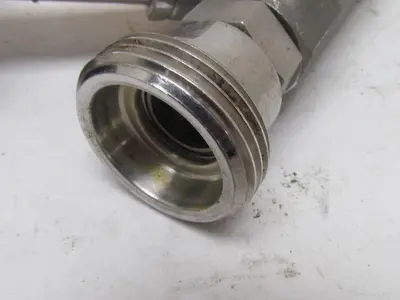Asco E290A045 1/2" Stainless Steel Pressure Operated Angled Piston Type Valve
