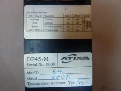 USED ATI INDUSTRIAL AUTOMATION DP45-M