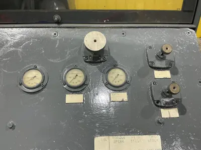 12" GOTCO MODEL #FT-80-2145 PIPE BUCKING MAKE-UP & BREAKOUT DOWNHOLE PIPE TORQUE MACHINE: YOBRO #24411