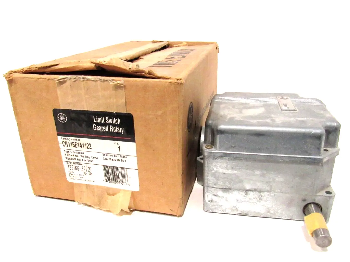 NEW GENERAL ELECTRIC CR115E141122 LIMIT SWITCH GEARED ROTARY