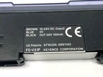 Used Keyence Fiber Amplifier, Main Unit, M8 Connector Type, PNP Fiber Optics Michigan US | Maverick Industrial Sales #1395559