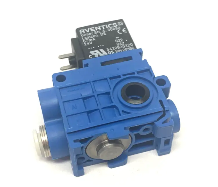 New | in-Stock Aventics Pneumatic Directional Valve 3/2-Way, NC, Spring Re. Solenoid Valves Michigan US | Maverick Industrial Sales #1392579