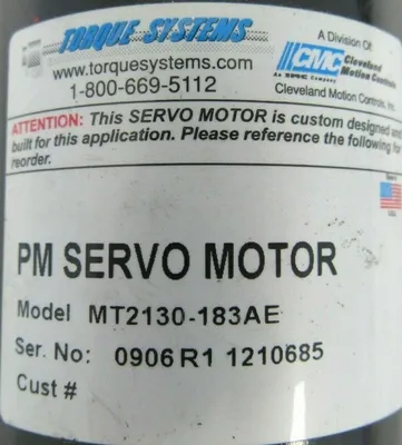 NEW CMC MT2130-183AE PM SERVO MOTOR MT2130183AE
