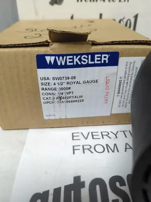New | in-Stock WEKSLER SW0739-08 Universal Pressure Meters Ohio US | Surplus Asset Holdings #1236699