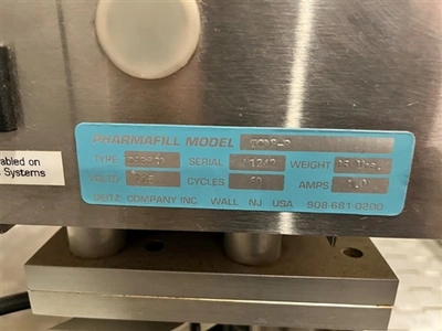 Used PHARMAFILL _UNKNOWN_ Capsule Fillers Connecticut US | DMC Industries #1281849