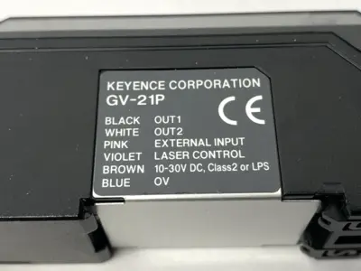 USED KEYENCE DIGITAL CMOS LASER SENSOR AMPLIFIER MAIN UNIT M12 4-PIN