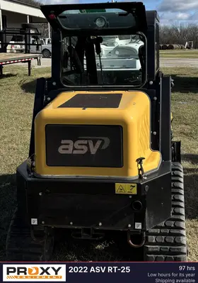 Used 2022 ASV RT-25 Compact Track Loaders Oklahoma US | Proxy Equipment #1380945