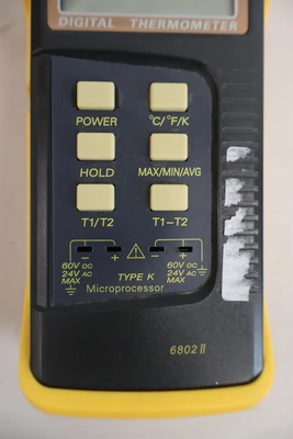 Unbranded 6802II Type K Digital Thermometer
