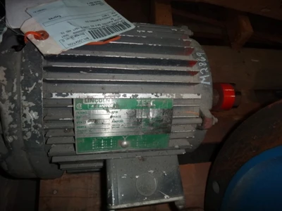 Lincoln 5 hp, 1800rpm motor