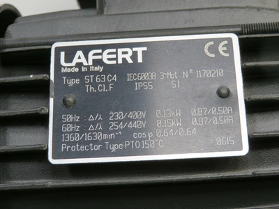 Used LAFERT _UNKNOWN_ A.C. Motors Texas US | OCO Industrial #1600669