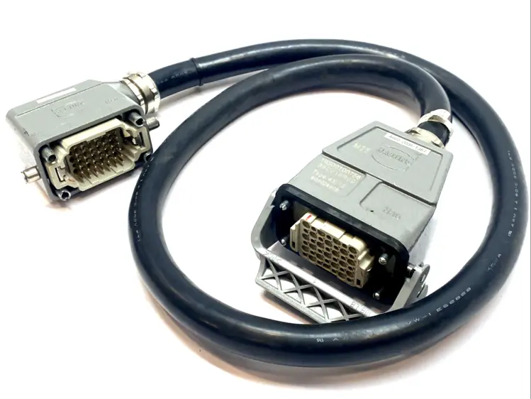 Used HARTING Industrial Connector Cable Assembly 4X/12 12-Pin 1930010154 Electrical Fittings Michigan US | Maverick Industrial Sales #1400588