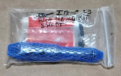 *NEW SURPLUS* Unbranded Clean Transfer Pump Gasket Kit W 53 Pump Shaft +Warranty