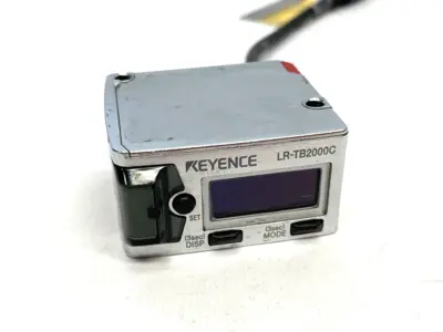 USED KEYENCE ALL-PURPOSE CLASS 2 LASER SENSOR, DETECTION DISTANCE 2 M