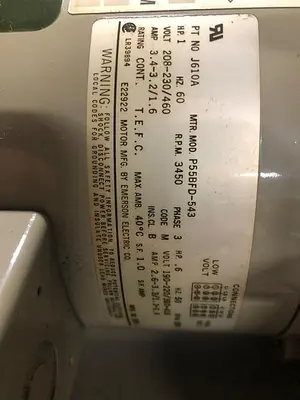 USED CONAIR/FRANKLIN AIR PUMP FOR CONAIR DRYERS