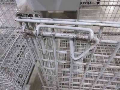 U-LINE, COLLAPSIBLE, WIRE CONTAINERS