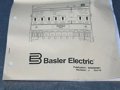 Used BASLER ELECTRIC 9252000219 Misc Electrical & Power Parts Ohio US | HGR 24 #1263442