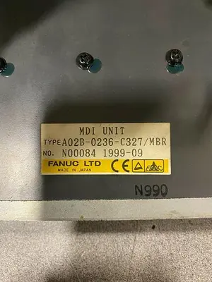 Used FANUC 160I MDI UNIT A02B-0236-C327/MBR Misc Electrical & Power Parts Michigan US | Aucto #1336187