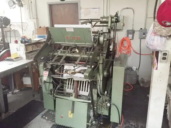 Used KLUGE _UNKNOWN_ Hot Stamping New Jersey US | Holland Graphic Equipment USA #549908