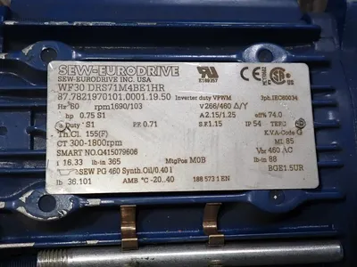 USED SEW EURODRIVE WF30 DRS71M4BE1HR