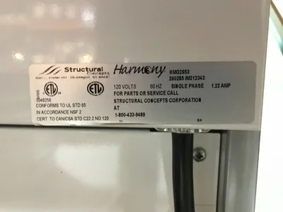 Structural Concepts Harmony HMG2653 Dry Display Case
