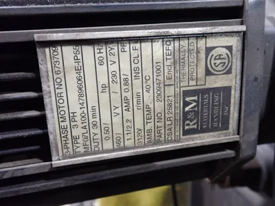 USED R & M MATERIALS HANDLING INC. SC 518
