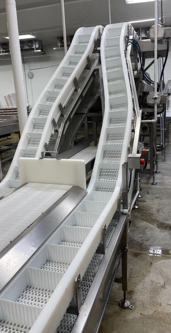 Marel Used Dual Lane Smart-Line Grader with 8 Gates Per Lane/ Custom Built Infeed