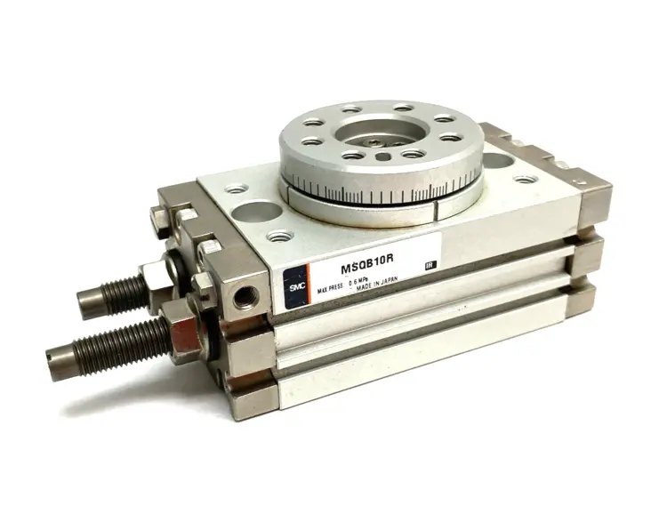 Used SMC ROTARY TABLE ACTUATOR DOUBLE-ACTING 10MM, 0-190 DEGREE Linear Actuators | Maverick Industrial Sales #1101209