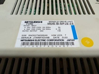 Used MITSUBISHI ELECTRIC MITSUBISHI MDS-B-SPJ2-22 Spindle Drives Missouri US | Up Time Machines #1371701