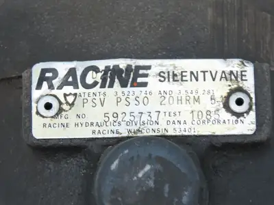 Used RACINE _UNKNOWN_ Hydraulic Pumps Indiana US | Arrow Industrial #1249800